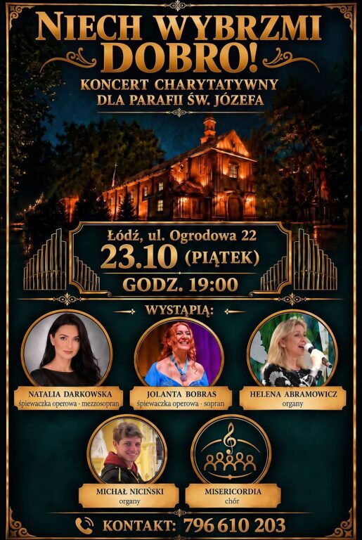 Koncert charytatywny „Niech wybrzmi dobro!”
